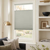 Briar No-Drill Top Down Bottom Up Blackout Cellular Shade in light grey