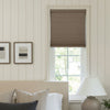 Briar brown thermal blackout cellular shade for window treatments.