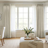 Joydeco Hayden custom fit chenille blackout curtains & sheer window treatments.